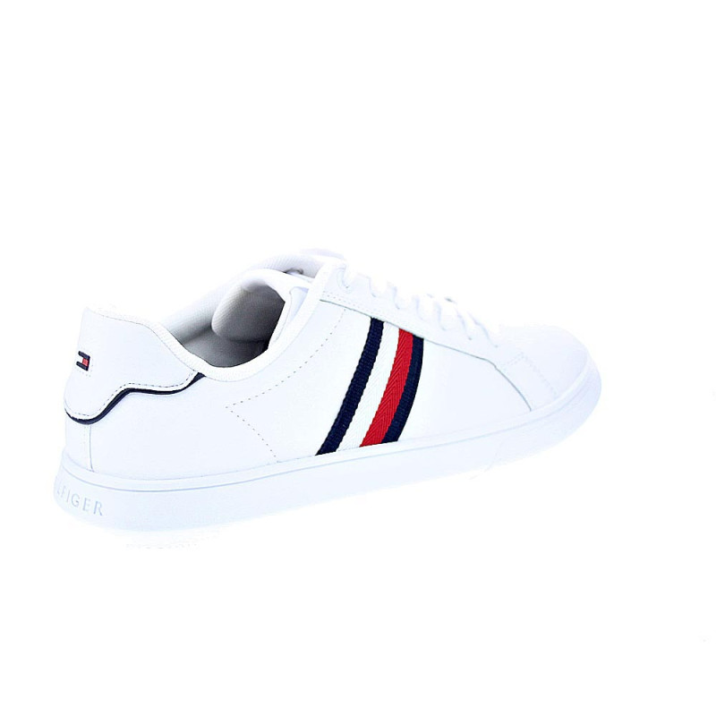 Zapatillas Tommy Hilfiger zapatos Hombre modelo Leather Cup Blanco 