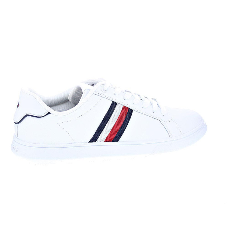 Zapatillas Tommy Hilfiger zapatos Hombre modelo Leather Cup Blanco 