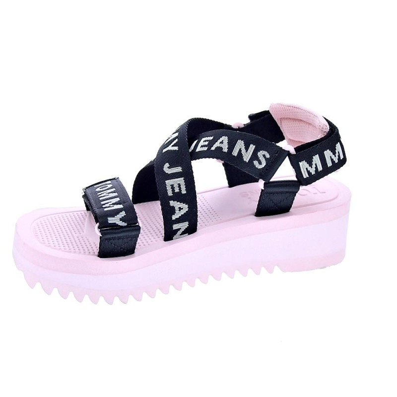 Sandalias Tommy Hilfiger zapatos Mujer modelo Jeans Sandal Rosa 