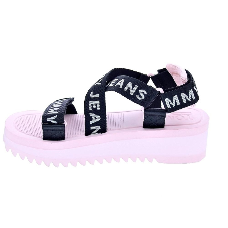 Sandalias Tommy Hilfiger zapatos Mujer modelo Jeans Sandal Rosa 