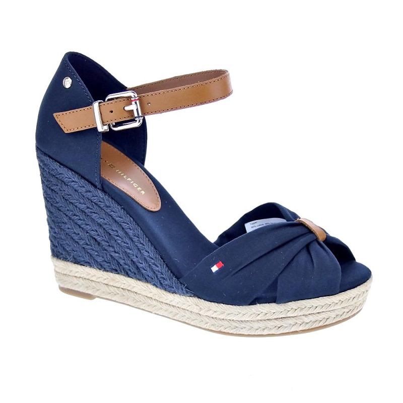 Sandalias Tommy Hilfiger zapatos Mujer modelo Basic Open Toe Azul 