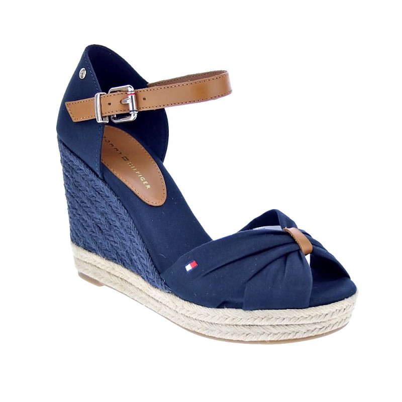 Sandalias Tommy Hilfiger zapatos Mujer modelo Basic Open Toe Azul 