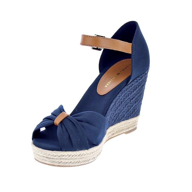 Sandalias Tommy Hilfiger zapatos Mujer modelo Basic Open Toe Azul 
