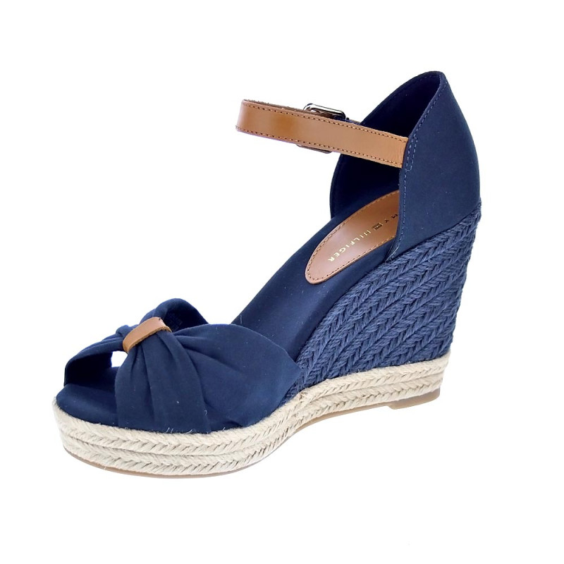 Sandalias Tommy Hilfiger zapatos Mujer modelo Basic Open Toe Azul 