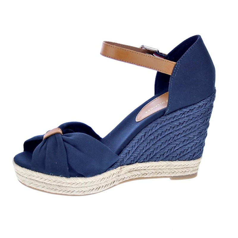Sandalias Tommy Hilfiger zapatos Mujer modelo Basic Open Toe Azul 