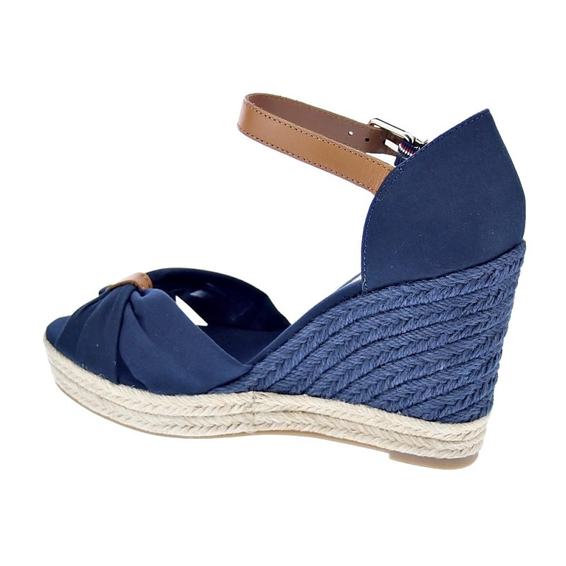 Sandalias Tommy Hilfiger zapatos Mujer modelo Basic Open Toe Azul 