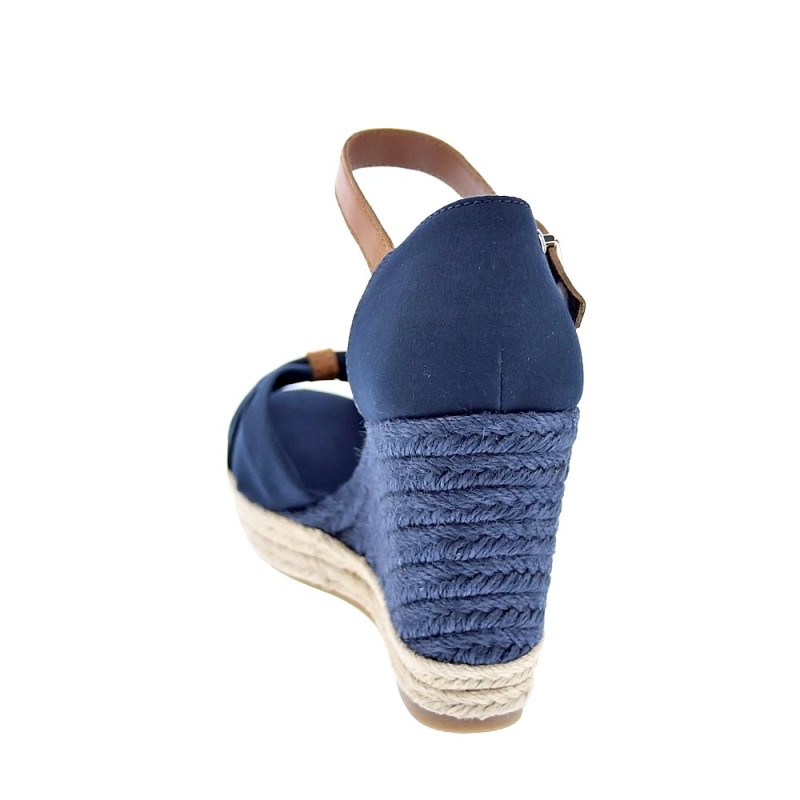 Sandalias Tommy Hilfiger zapatos Mujer modelo Basic Open Toe Azul 