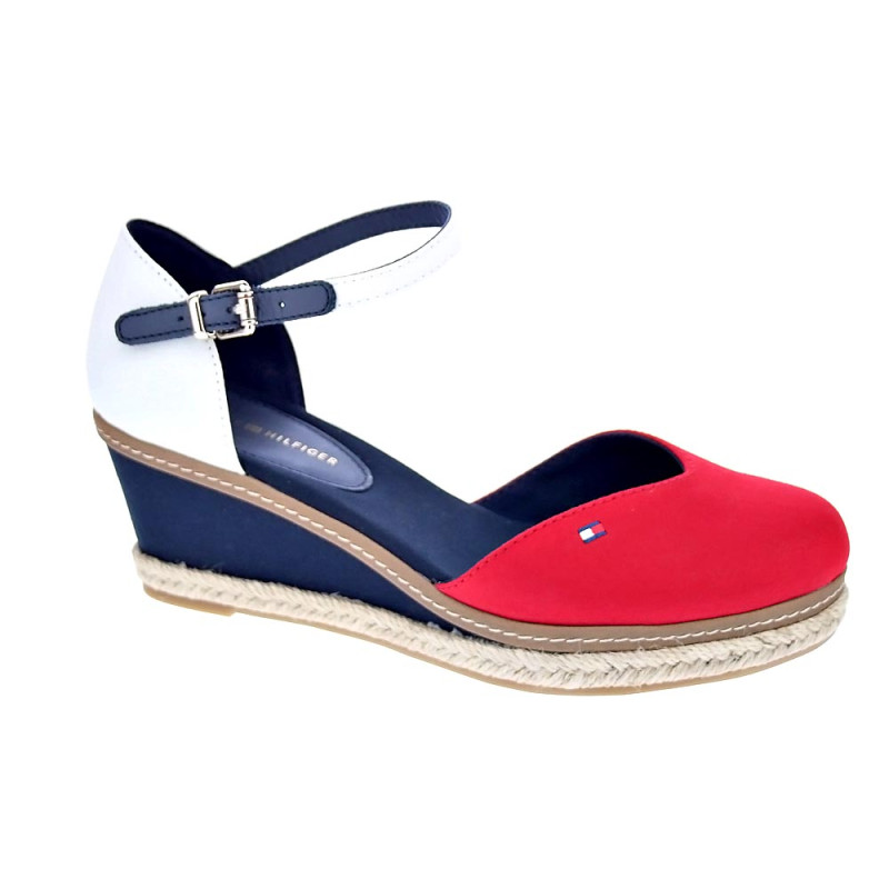 Sandalias Tommy Hilfiger zapatos Mujer modelo Basic Closed Toe Rojo 