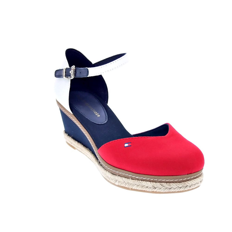 Sandalias Tommy Hilfiger zapatos Mujer modelo Basic Closed Toe Rojo 
