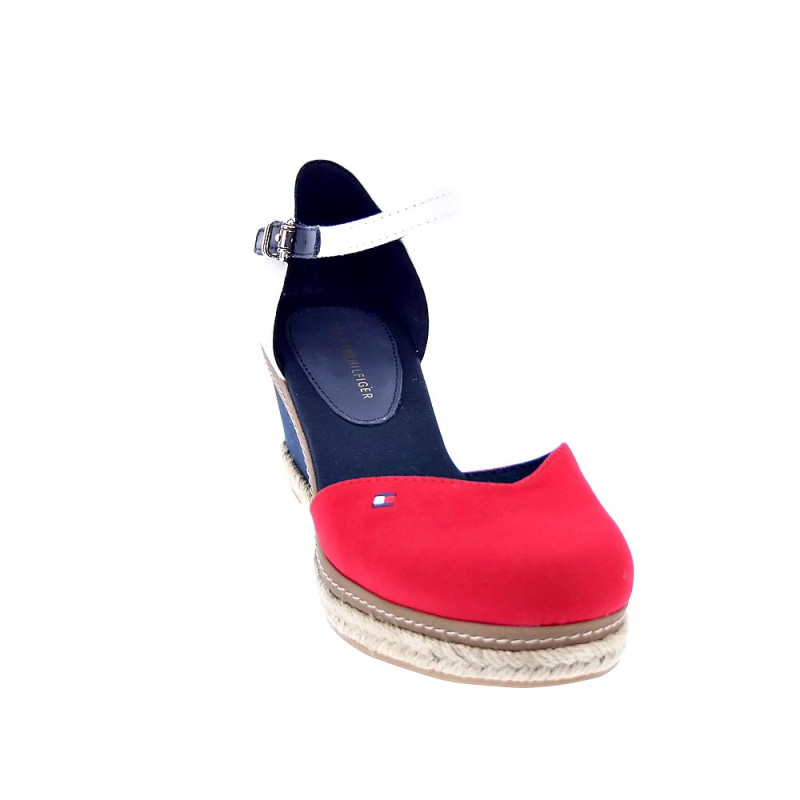 Sandalias Tommy Hilfiger zapatos Mujer modelo Basic Closed Toe Rojo 