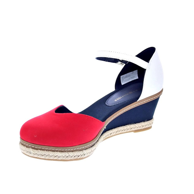 Sandalias Tommy Hilfiger zapatos Mujer modelo Basic Closed Toe Rojo 