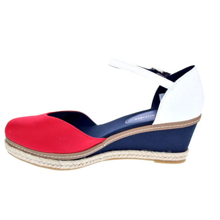 Sandalias Tommy Hilfiger zapatos Mujer modelo Basic Closed Toe Rojo 