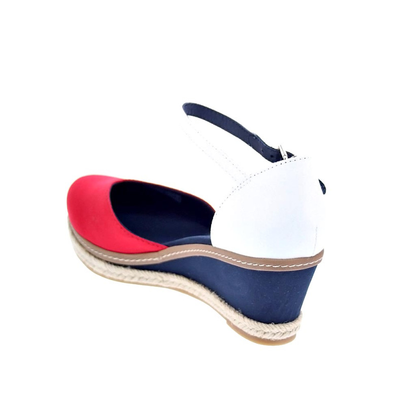 Sandalias Tommy Hilfiger zapatos Mujer modelo Basic Closed Toe Rojo 