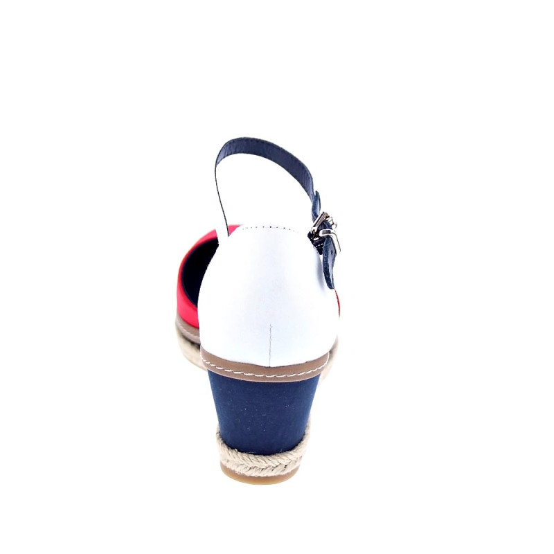 Sandalias Tommy Hilfiger zapatos Mujer modelo Basic Closed Toe Rojo 