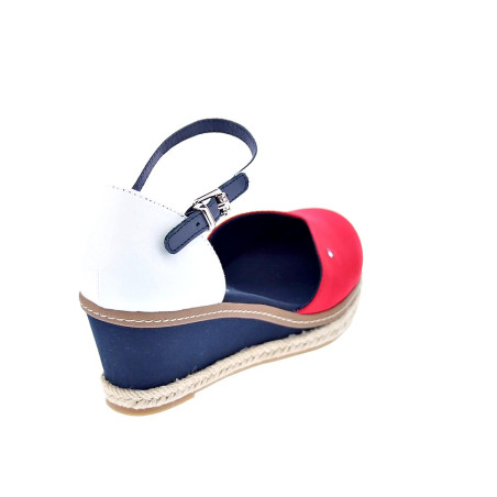 Sandalias Tommy Hilfiger zapatos Mujer modelo Basic Closed Toe Rojo 