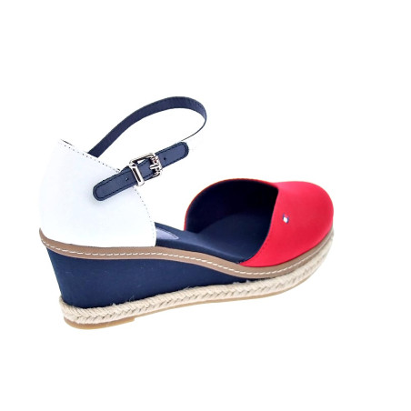 Sandalias Tommy Hilfiger zapatos Mujer modelo Basic Closed Toe Rojo 