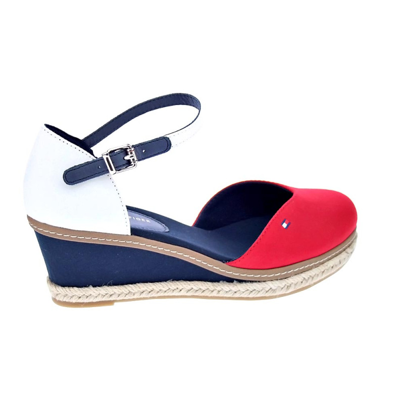 Sandalias Tommy Hilfiger zapatos Mujer modelo Basic Closed Toe Rojo 
