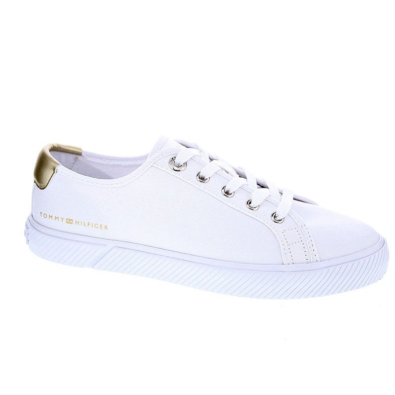 Zapatillas Tommy Hilfiger zapatos Mujer modelo Lace Up Vulc Blanco 