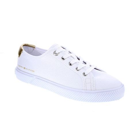 Zapatillas Tommy Hilfiger zapatos Mujer modelo Lace Up Vulc Blanco 