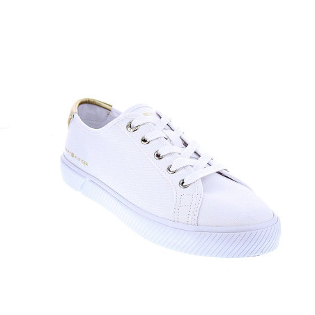Zapatillas Tommy Hilfiger zapatos Mujer modelo Lace Up Vulc Blanco 