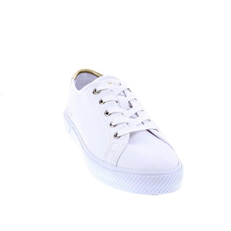 Zapatillas Tommy Hilfiger zapatos Mujer modelo Lace Up Vulc Blanco 
