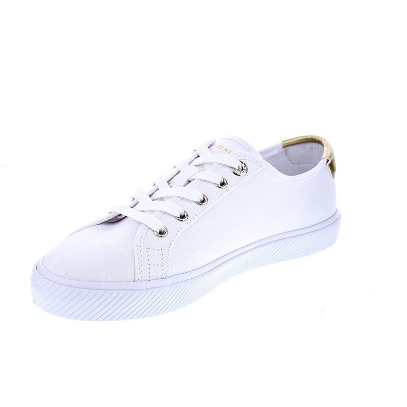 Zapatillas Tommy Hilfiger zapatos Mujer modelo Lace Up Vulc Blanco 