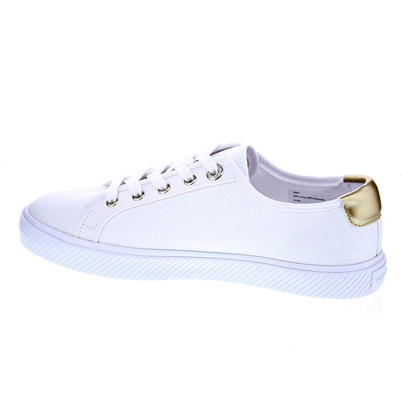 Zapatillas Tommy Hilfiger zapatos Mujer modelo Lace Up Vulc Blanco 