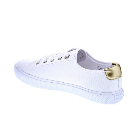 Zapatillas Tommy Hilfiger zapatos Mujer modelo Lace Up Vulc Blanco 