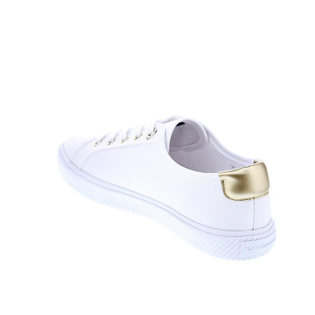 Zapatillas Tommy Hilfiger zapatos Mujer modelo Lace Up Vulc Blanco 