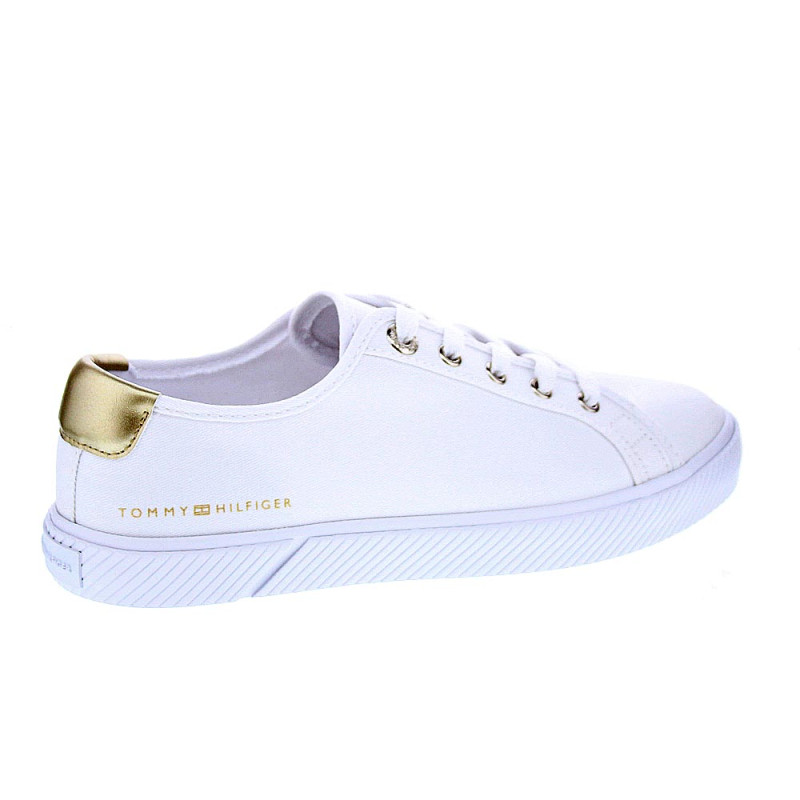 Zapatillas Tommy Hilfiger zapatos Mujer modelo Lace Up Vulc Blanco 