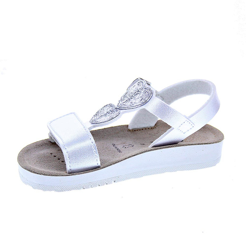 Sandalias Geox zapatos Niña modelo Costarei Plata 