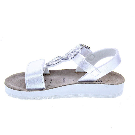 Sandalias Geox zapatos Niña modelo Costarei Plata 