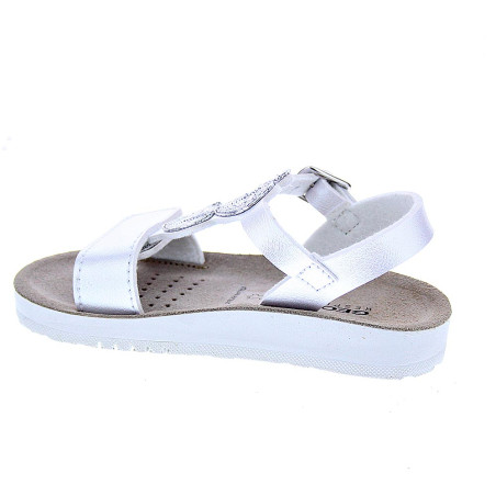 Sandalias Geox zapatos Niña modelo Costarei Plata 