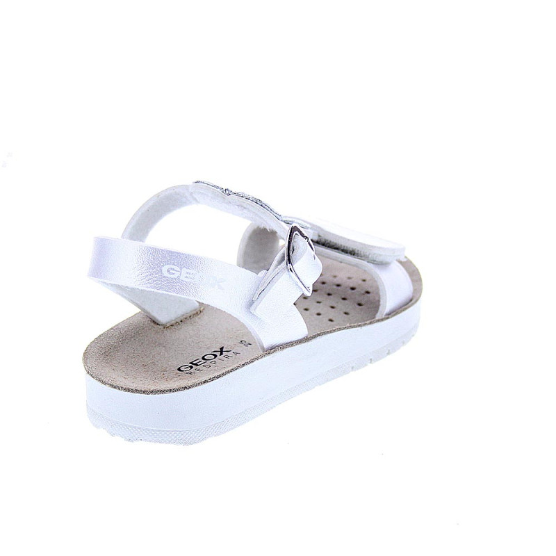 Sandalias Geox zapatos Niña modelo Costarei Plata 