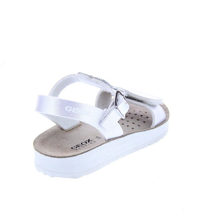 Sandalias Geox zapatos Niña modelo Costarei Plata 