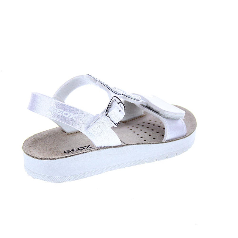 Sandalias Geox zapatos Niña modelo Costarei Plata 