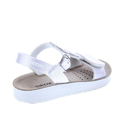 Sandalias Geox zapatos Niña modelo Costarei Plata 