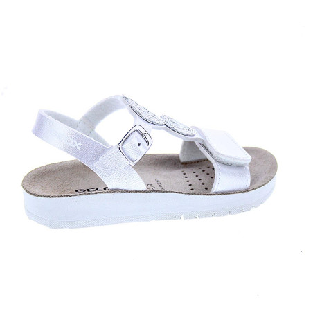 Sandalias Geox zapatos Niña modelo Costarei Plata 