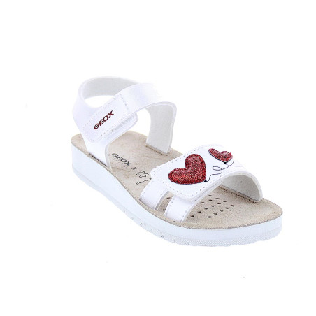 Sandalias Geox zapatos Niña modelo Costarei Blanco 
