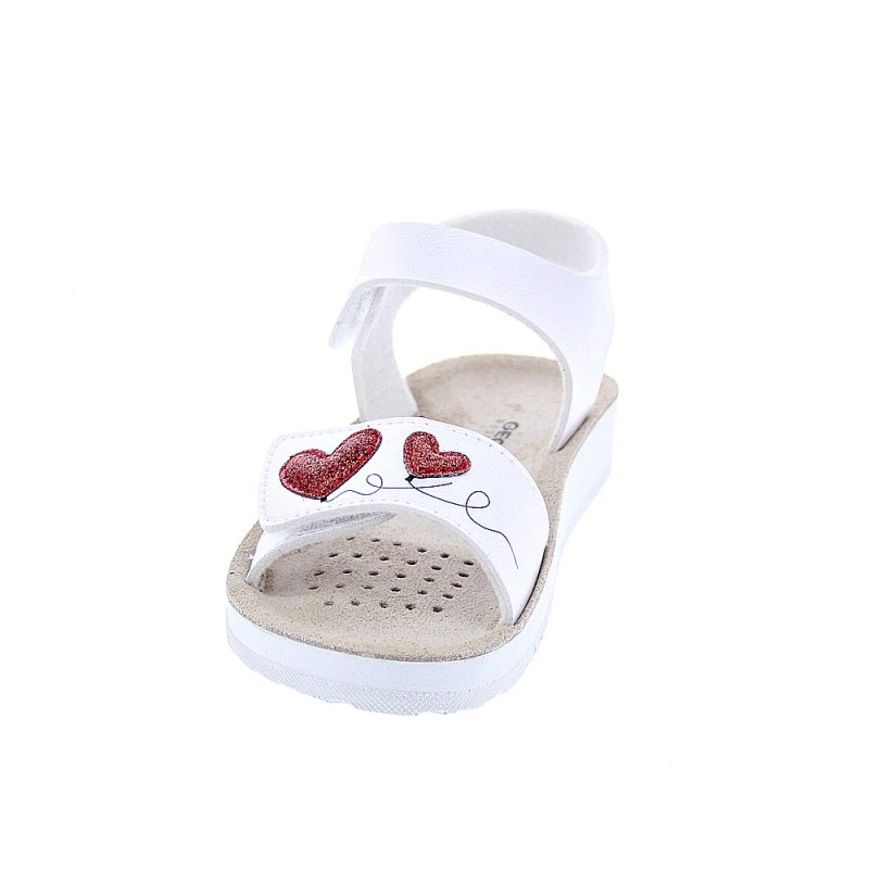 Sandalias Geox zapatos Niña modelo Costarei Blanco 