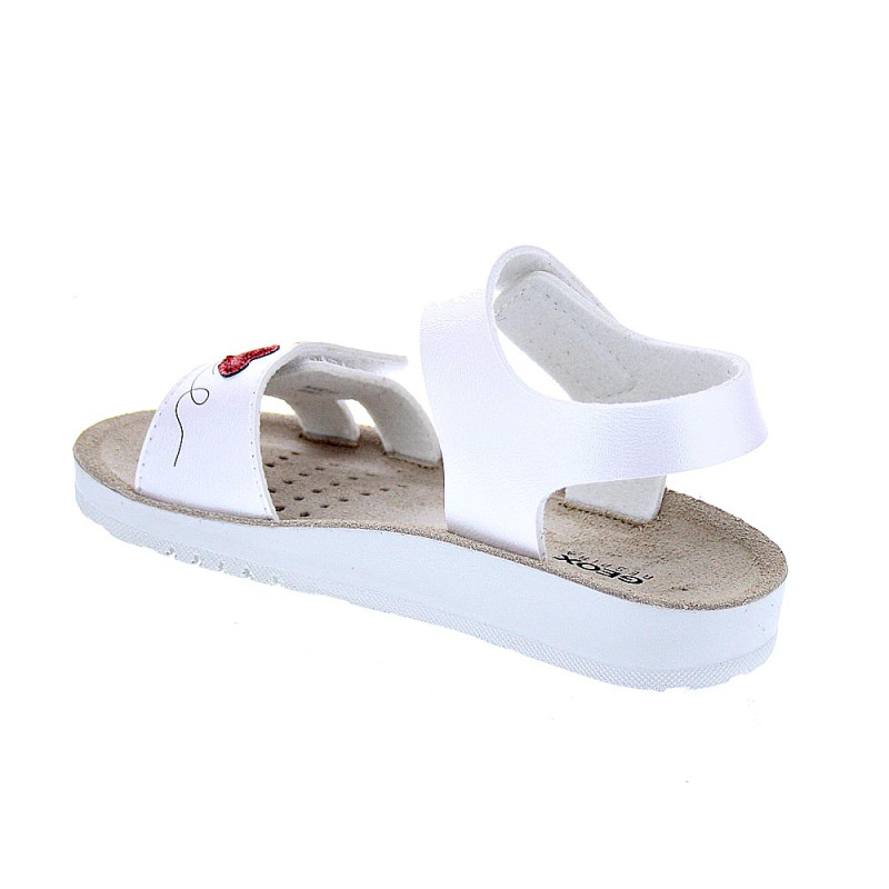 Sandalias Geox zapatos Niña modelo Costarei Blanco 