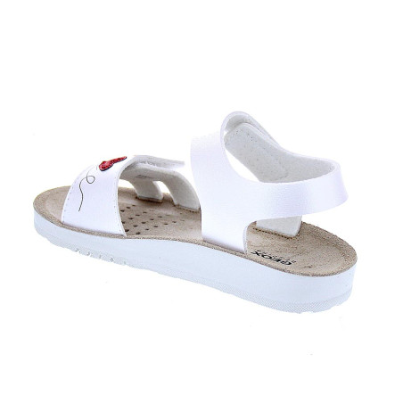 Sandalias Geox zapatos Niña modelo Costarei Blanco 