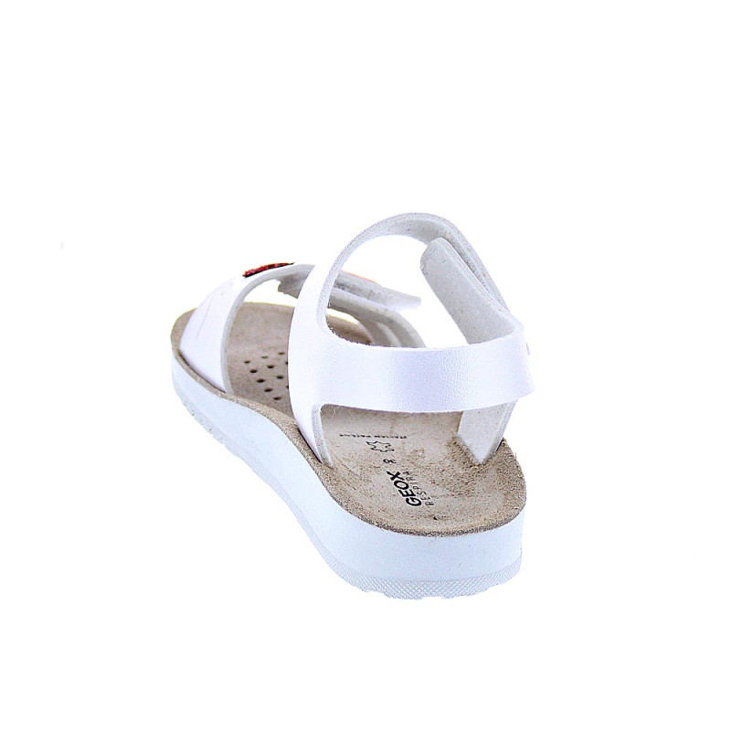 Sandalias Geox zapatos Niña modelo Costarei Blanco 