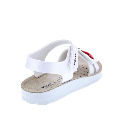 Sandalias Geox zapatos Niña modelo Costarei Blanco 