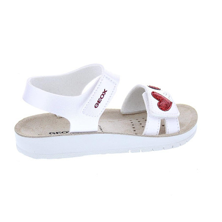 Sandalias Geox zapatos Niña modelo Costarei Blanco 