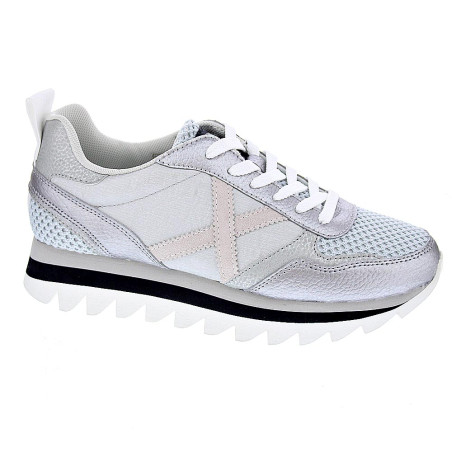 Zapatillas Munich zapatos Mujer modelo Ripple Plata 