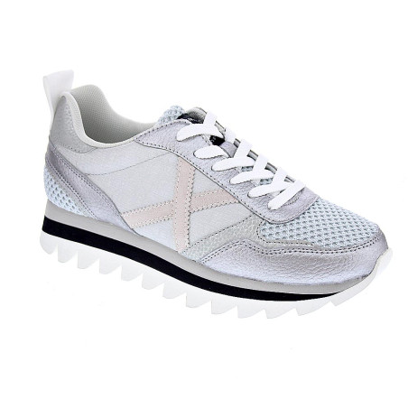 Zapatillas Munich zapatos Mujer modelo Ripple Plata 