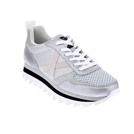 Zapatillas Munich zapatos Mujer modelo Ripple Plata 