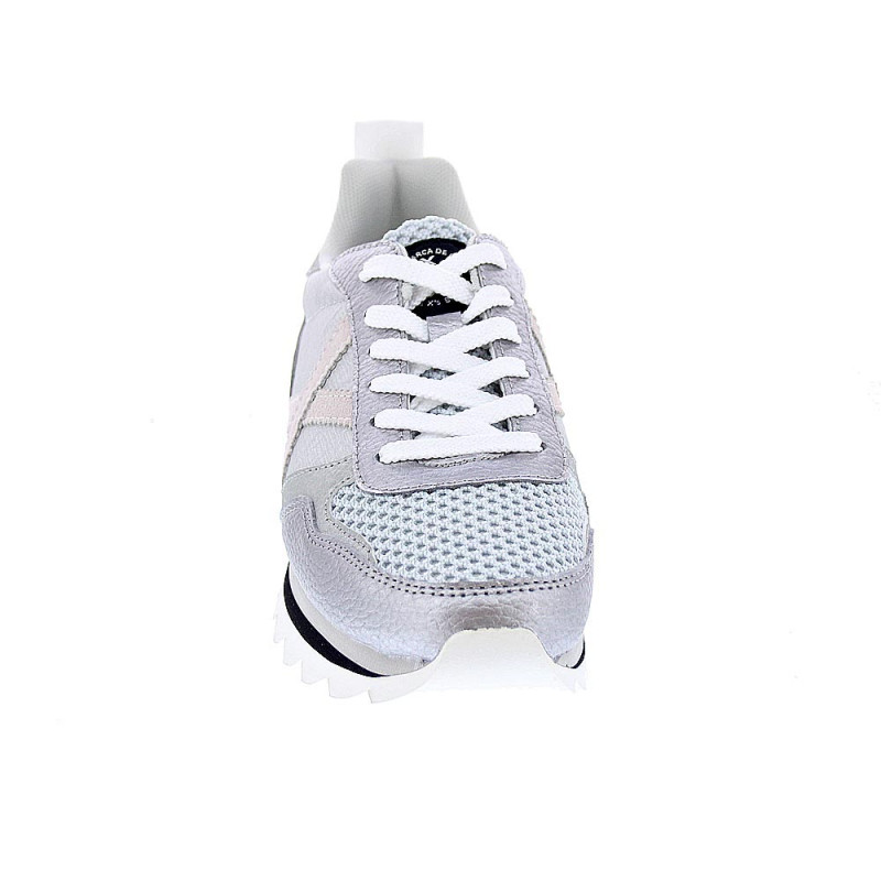 Zapatillas Munich zapatos Mujer modelo Ripple Plata 