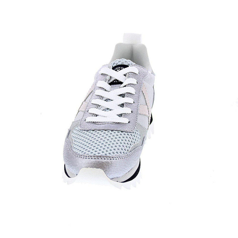Zapatillas Munich zapatos Mujer modelo Ripple Plata 